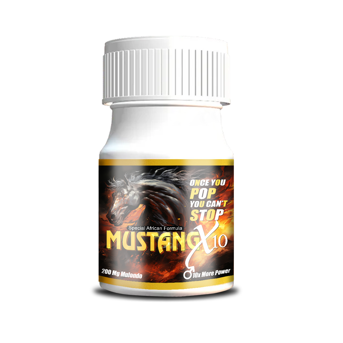 100% Original Mustang 10X Capsule – Special African Formula with 10X More Power