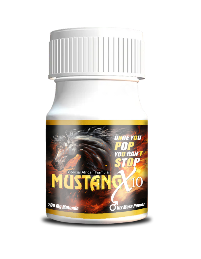 100% Original Mustang 10X Capsule – Special African Formula with 10X More Power
