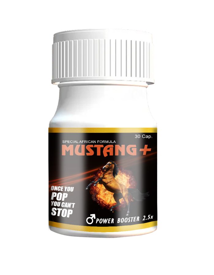 100% Original Mustang Plus Capsule– Special African Formula for Maximum Vitality